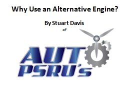 Original document preview: Why Use an Alternative Engine